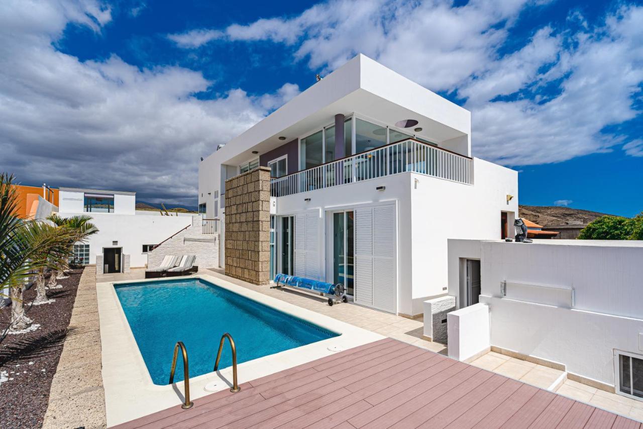 Modern 3Bdr Villa With Heated Pool El Médano Exterior foto