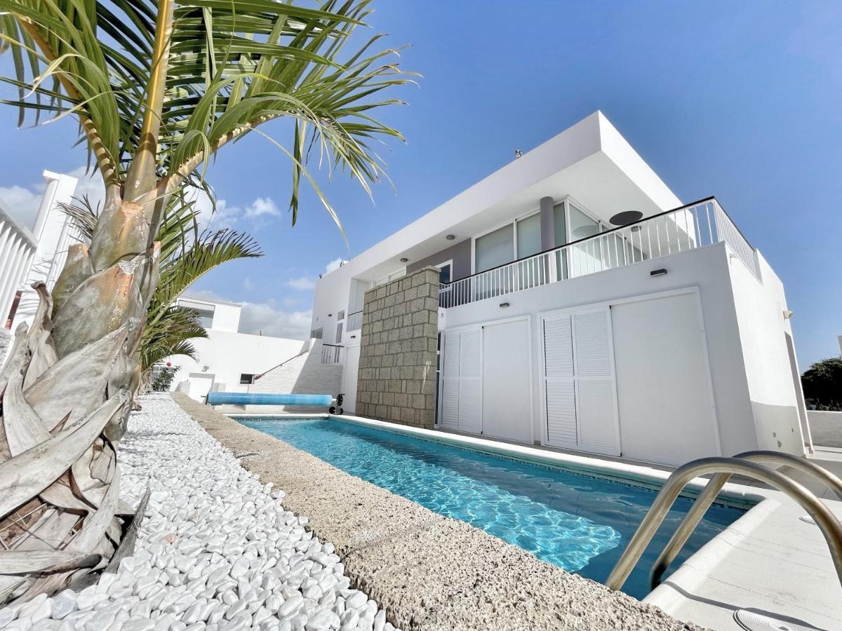 Modern 3Bdr Villa With Heated Pool El Médano Exterior foto